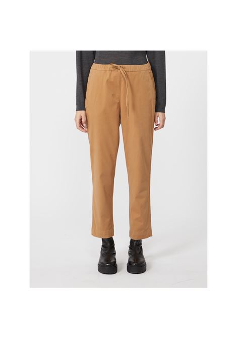 pantalone in raso di cotone monoel. in trama tinto in capo Max Mara leisure | PARCO002